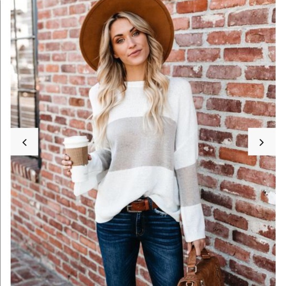 Vici oversized striped sweater